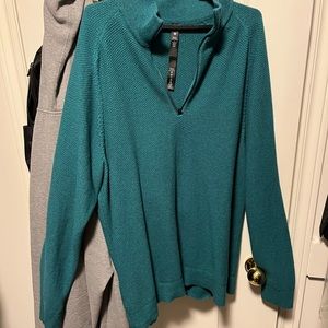 Lululemon Textured 1/4 Zip Sweater